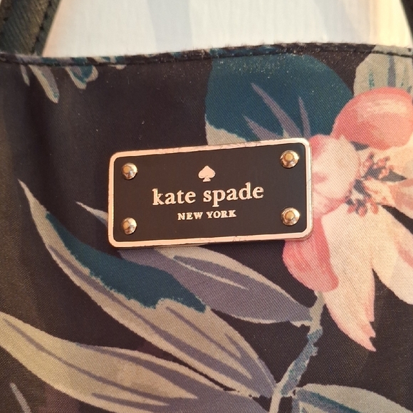 Kate Spade Black and Pink Floral Tote Bag - Picture 2 of 10